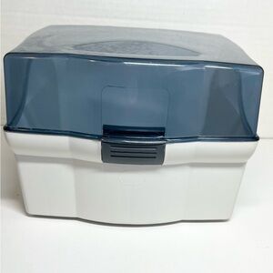 VINTAGE FLOPPY DISK & MEDIA STORAGE CONTAINER/BOX (MINT CONDITION) (8" x 7")